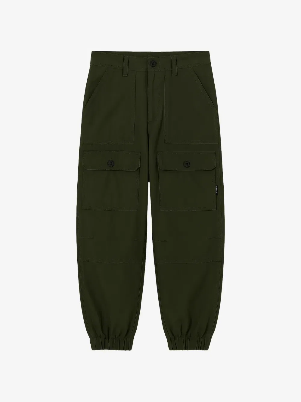 Брюки карго с эластичным поясом MSGM Kids, зеленый
