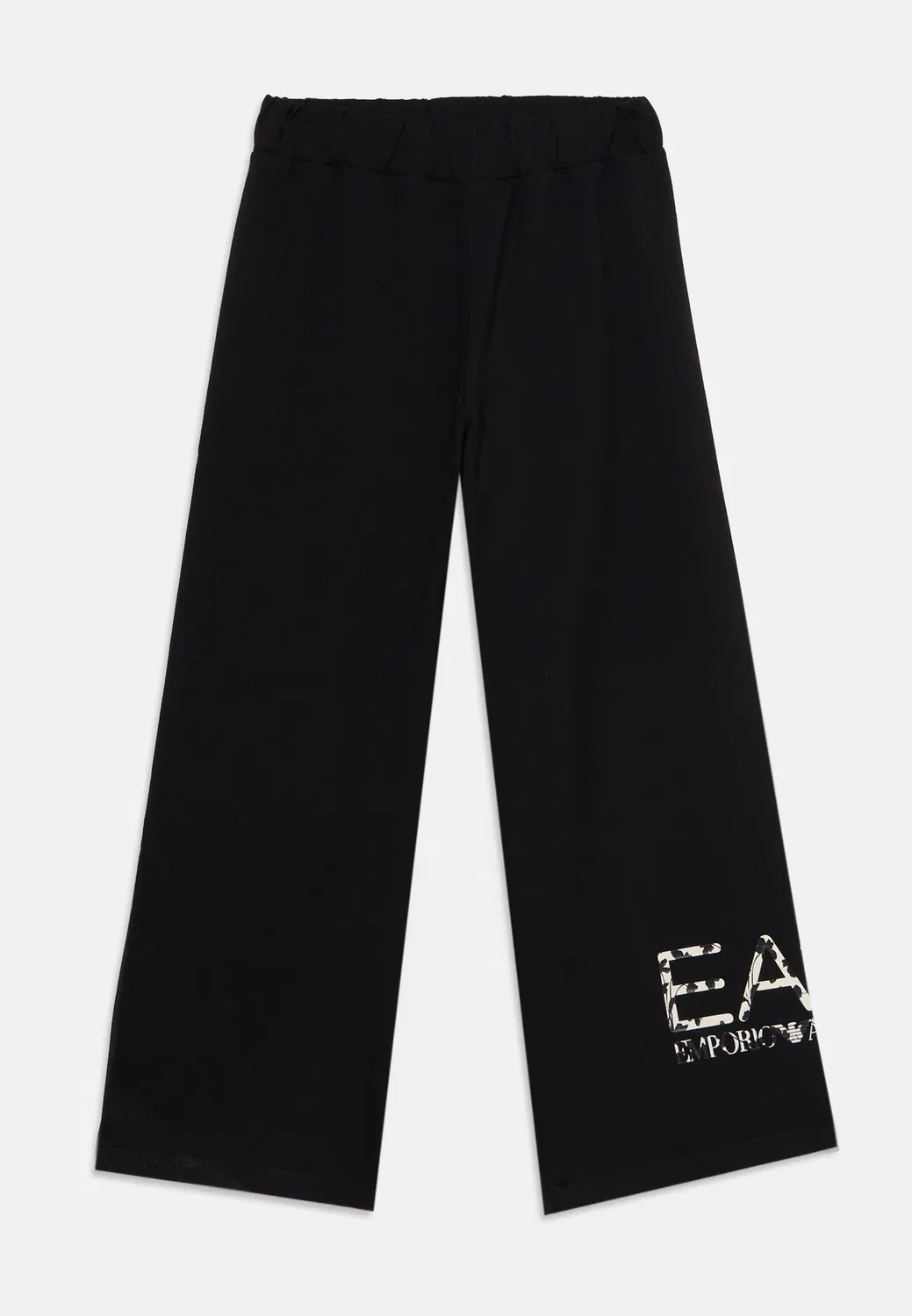 Брюки для девочек из серии с рисунками поездов - спортивные штаны Ea7 Emporio Armani, Black — фото 3