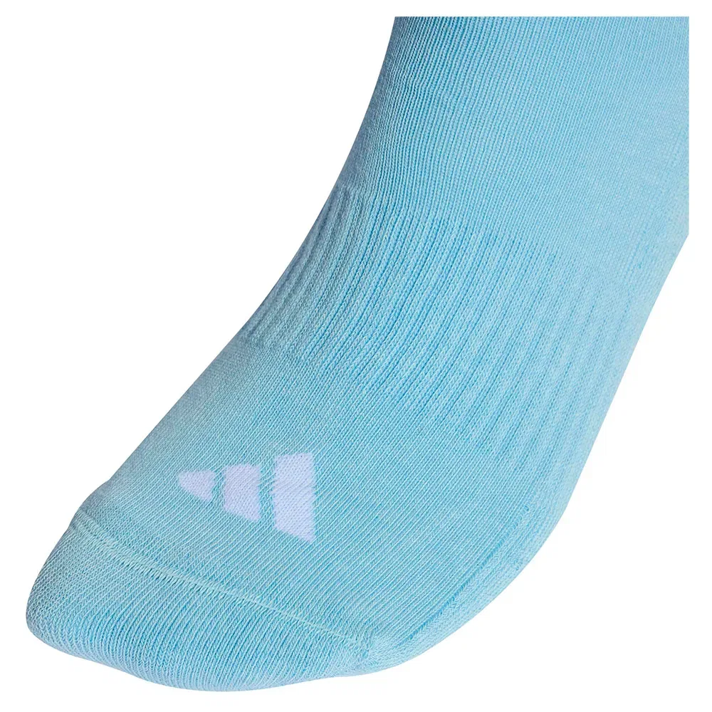 Носки спортивные Adidas 3 Stripes Cushioned Sportswear 3 пары, белый — фото 3