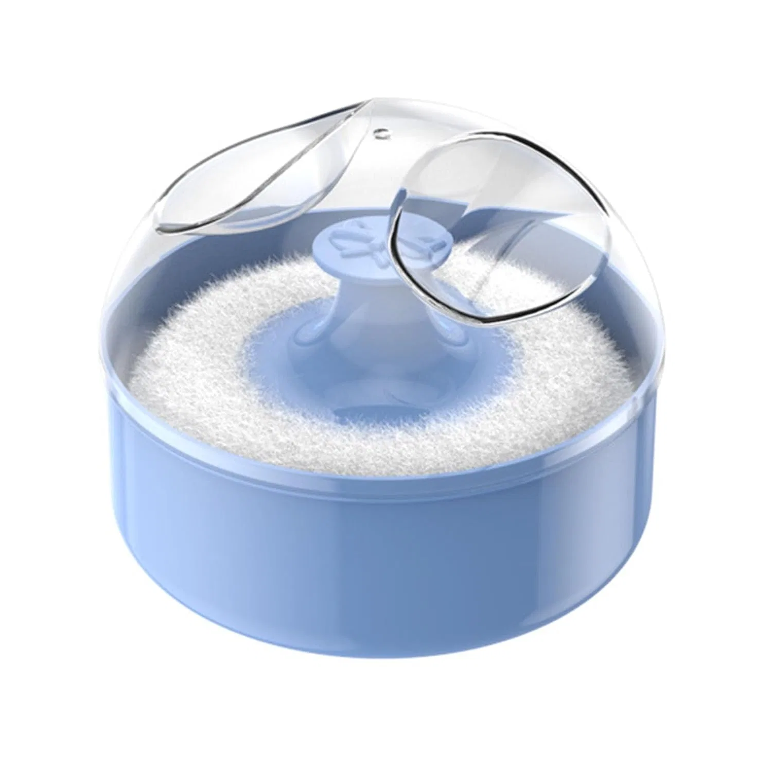 Пудра для тела детская, Puff, sodeber, 1 шт, 9.3x7.5 см, Blue — фото 2