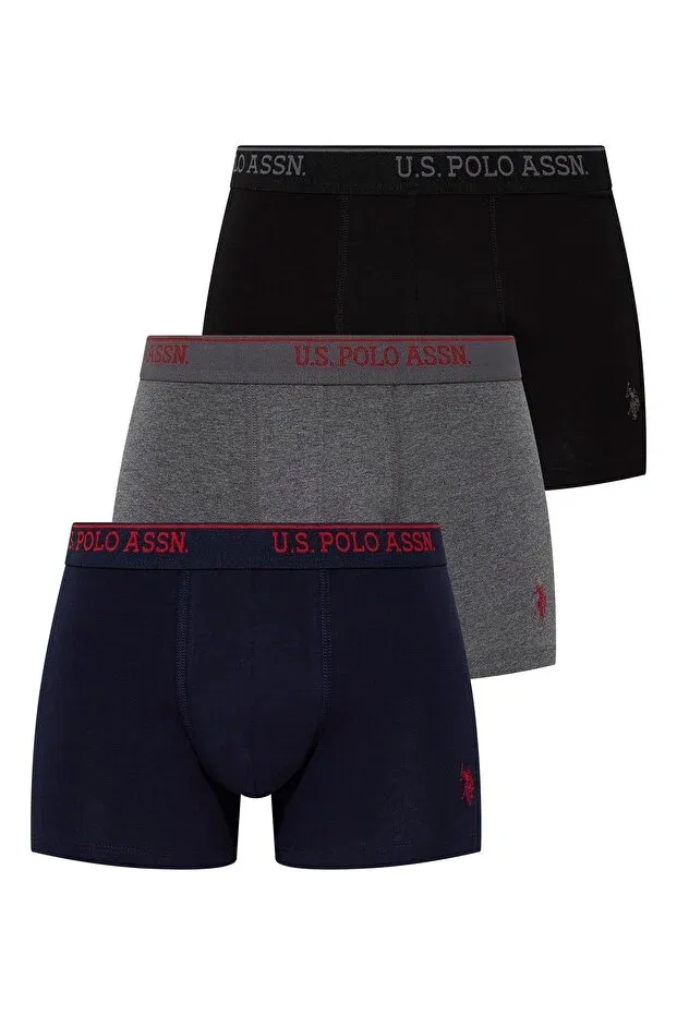 Мужские боксеры с длинной ногой 3-шт U.S. Polo Assn., Multicolor