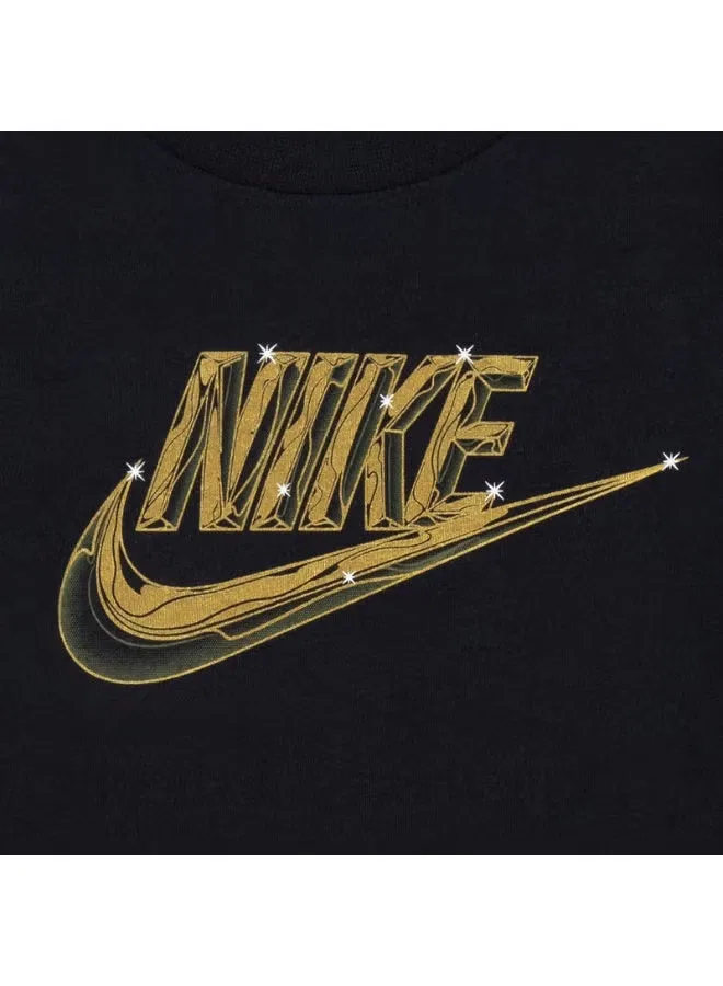 Футболка с коротким рукавом с металлическим принтом Futura Nike, черный — фото 3
