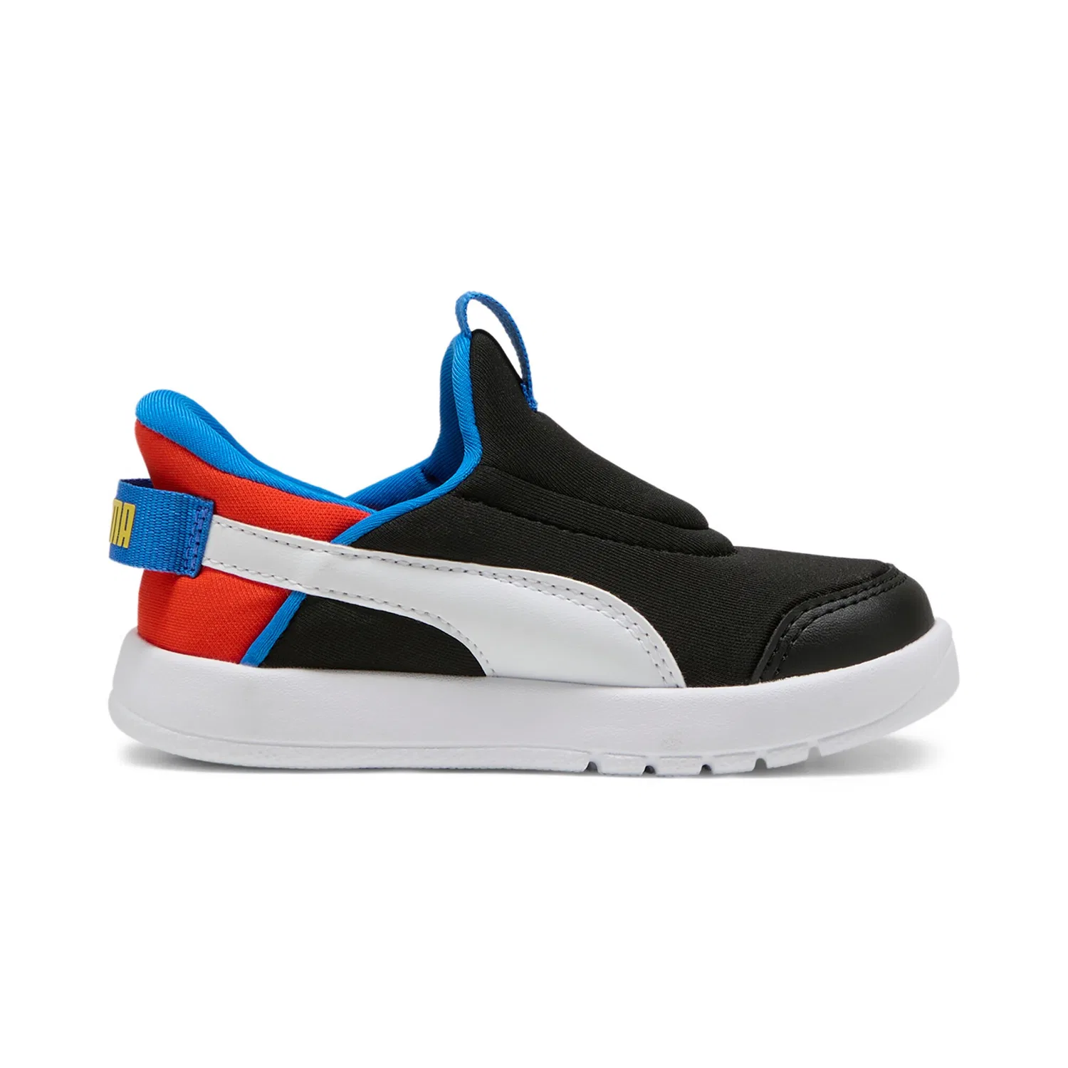 Детские кроссовки с технологией Ease In PUMA, Black/White/Red — фото 3