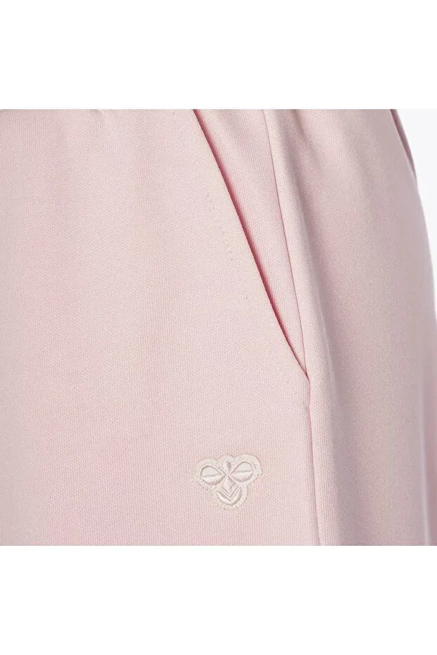 Детские спортивные штаны для девочек с длинным внутренним швом Hummel, Pink — фото 4
