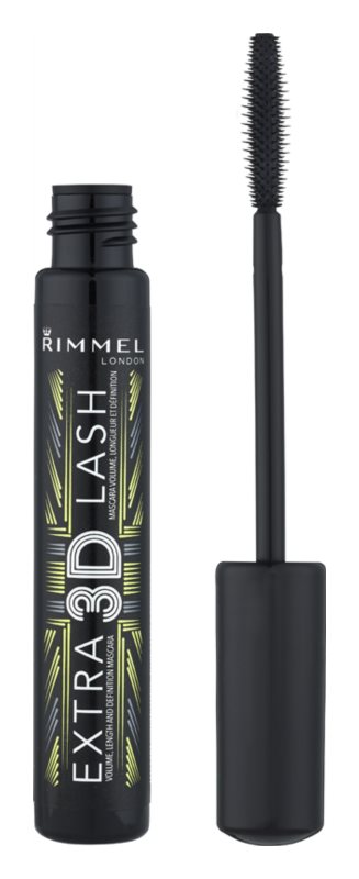 

Утолщающая и удлиняющая тушь Rimmel Extra 3D Lash, оттенок 003 Extreme Black 8 мл