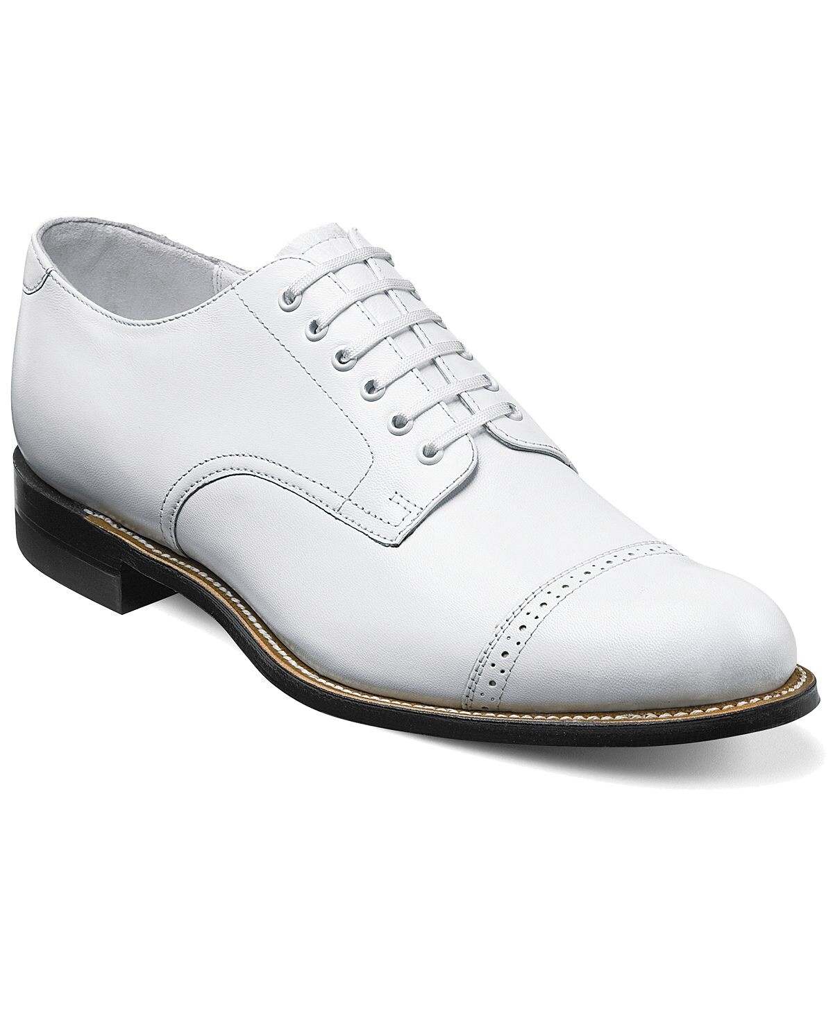 

Мужские кроссовки madison cap toe oxford Stacy Adams, белый