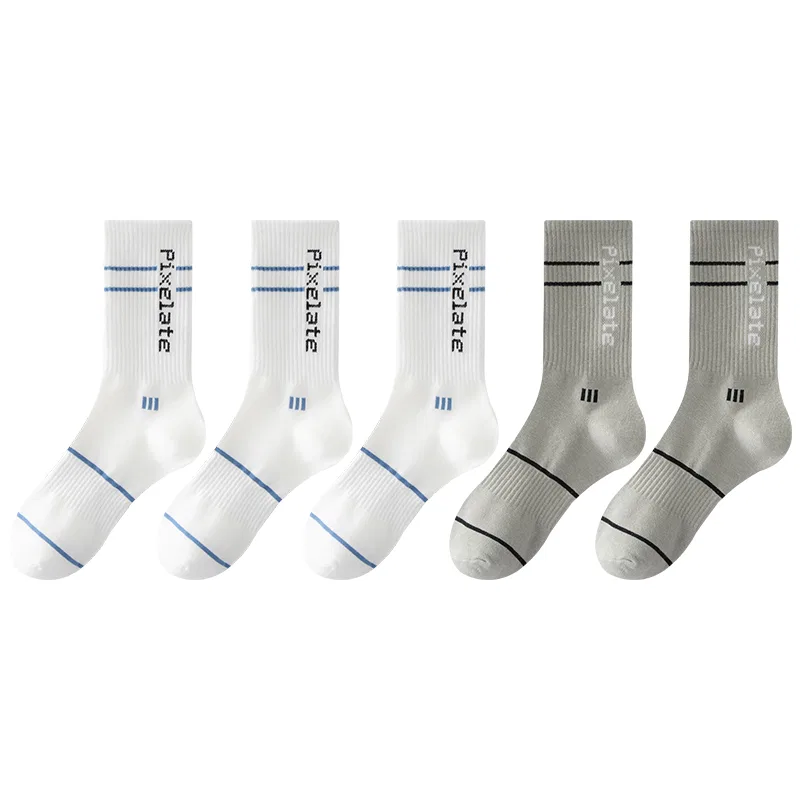 Детские носки с бортиком 5 пар, Unisex Crew Socks, MIIOW