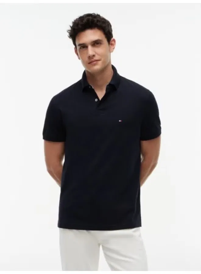 Поло с вышивкой флага регулярного кроя 1985 Collection Tommy Hilfiger, лазурный