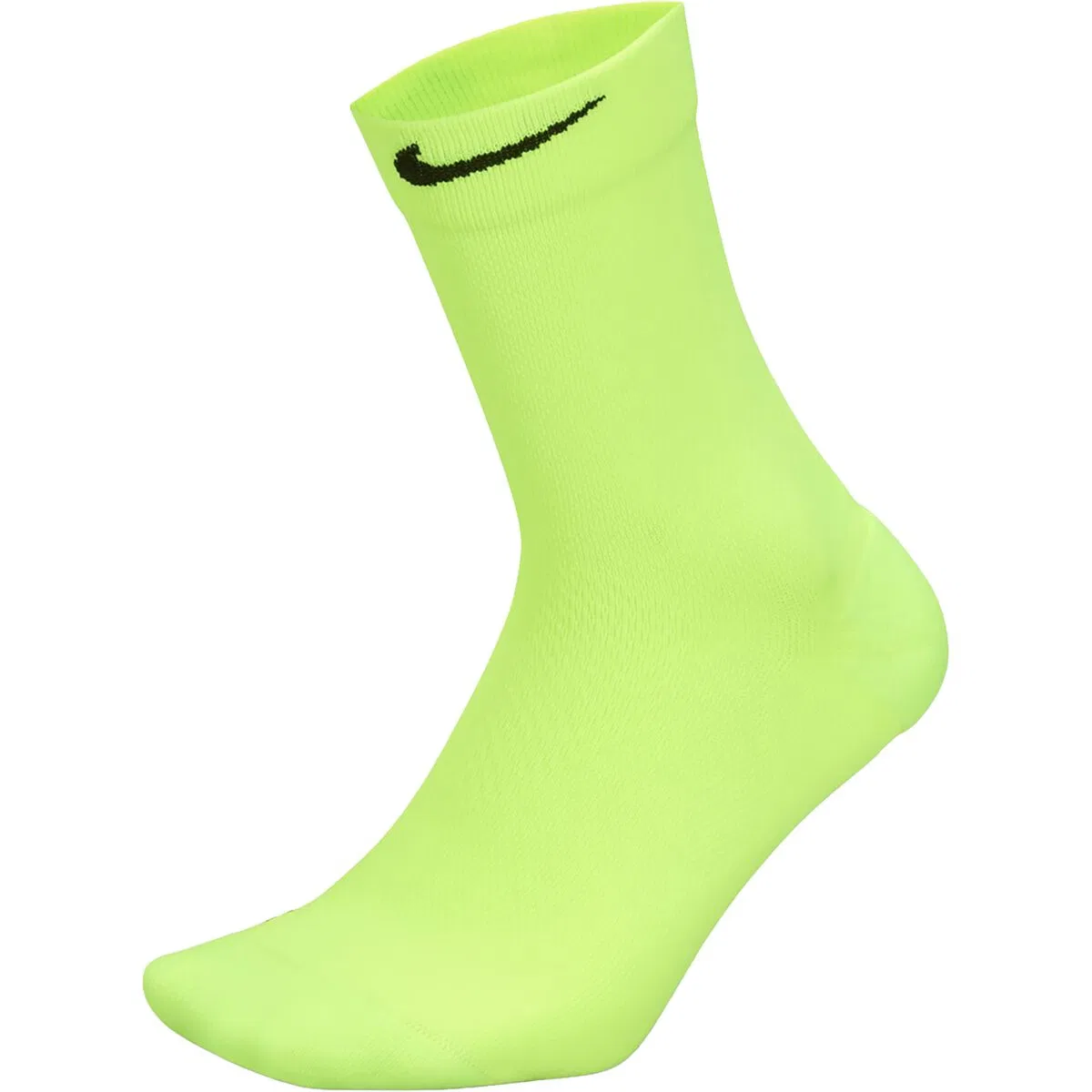 Мужские беговые носки средней высоты с поддержкой свода стопы Nike, Volt/Black/Black