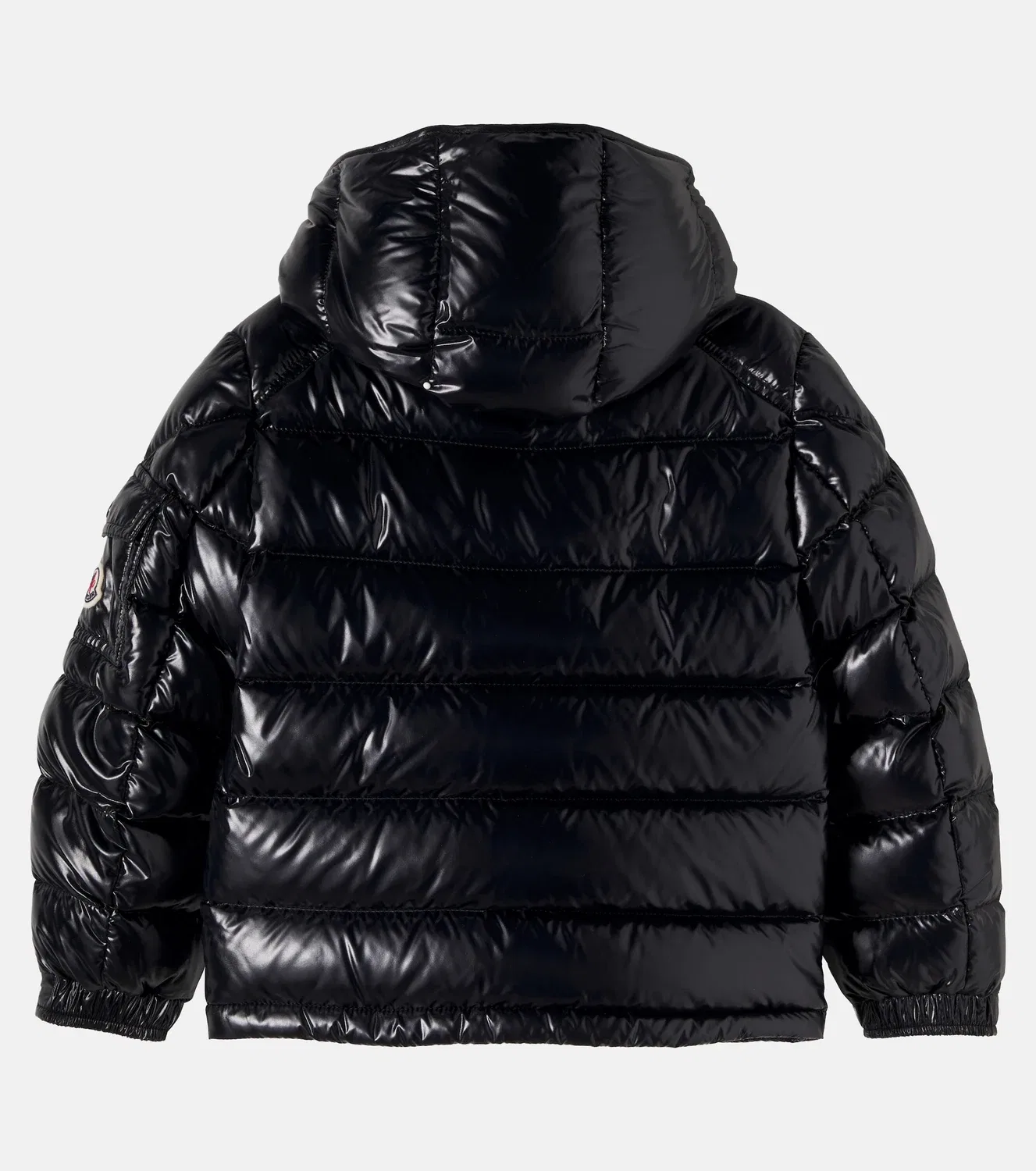 Пуховик Maya, Moncler Enfant, черный — фото 3