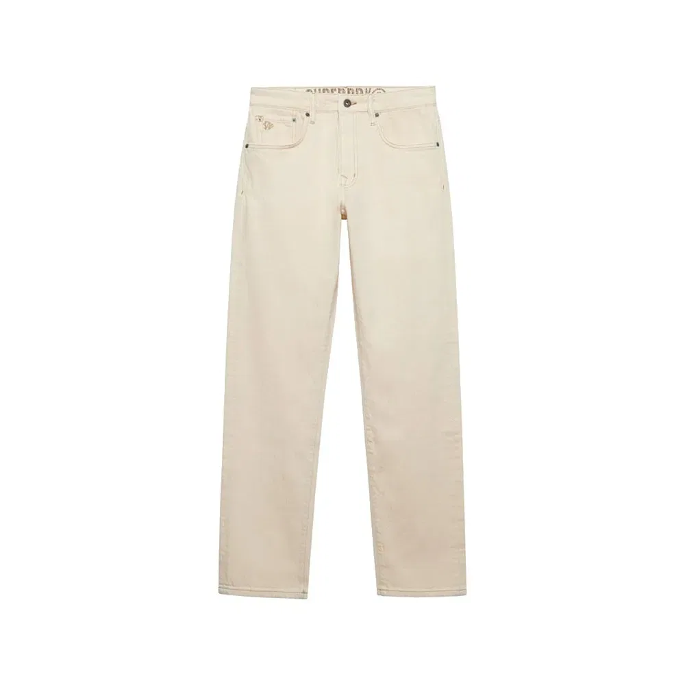 Джинсы прямого кроя Vintage Slim Straight Fit Superdry, бежевый