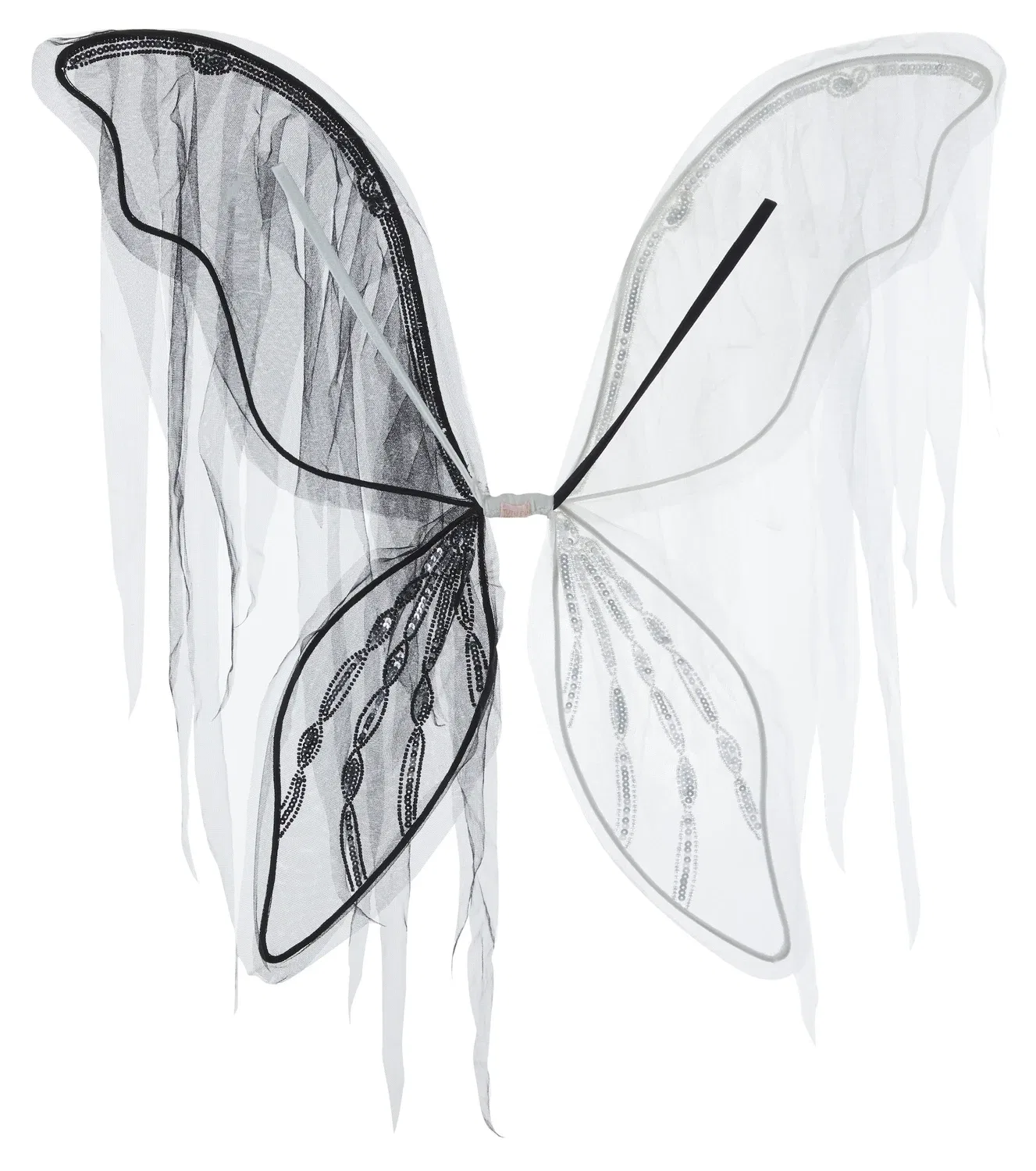 Крылья из тюля с украшениями Fallen Light Tutu Du Monde, черный — фото 3