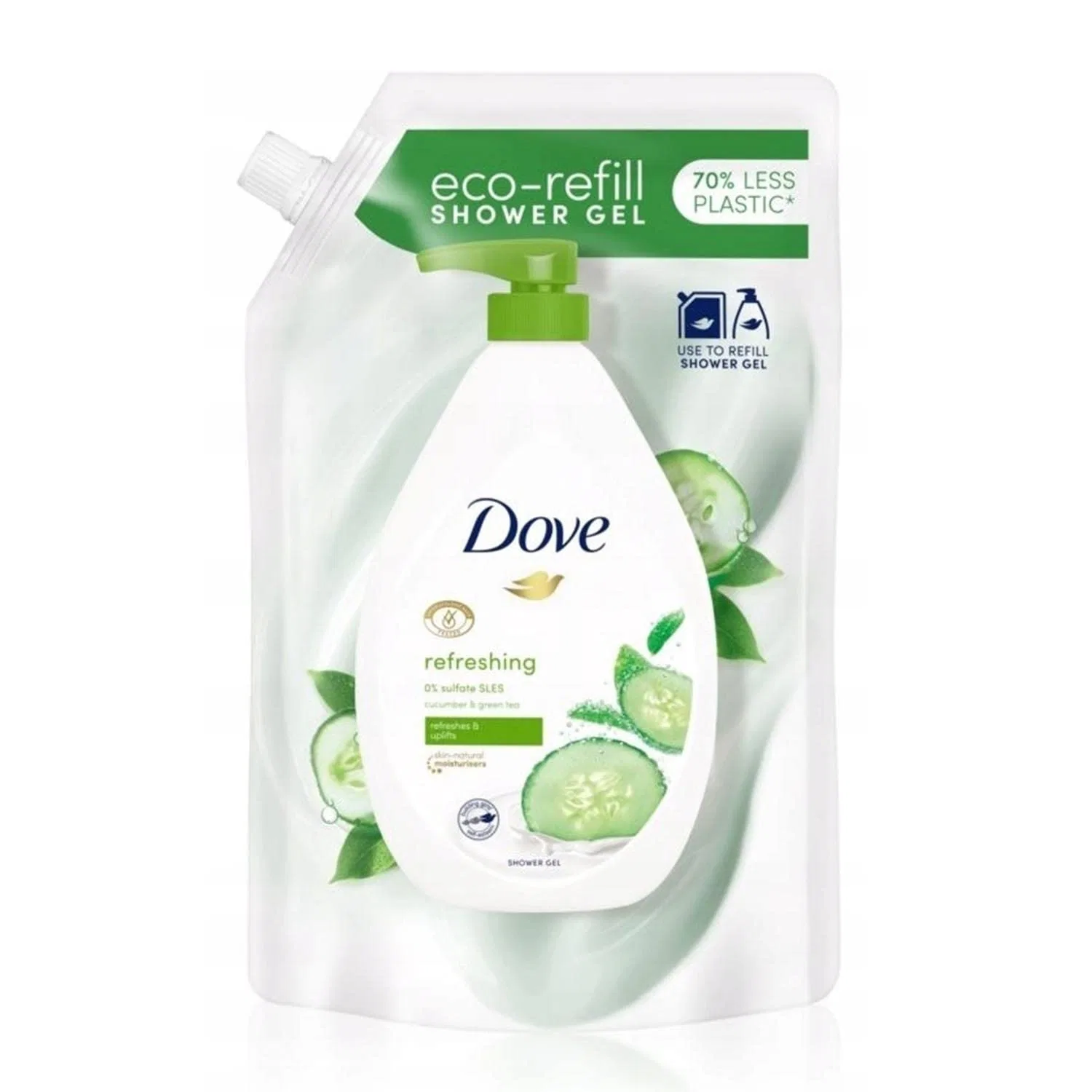 Гель для душа освежающий Dove Refreshing, 720 мл