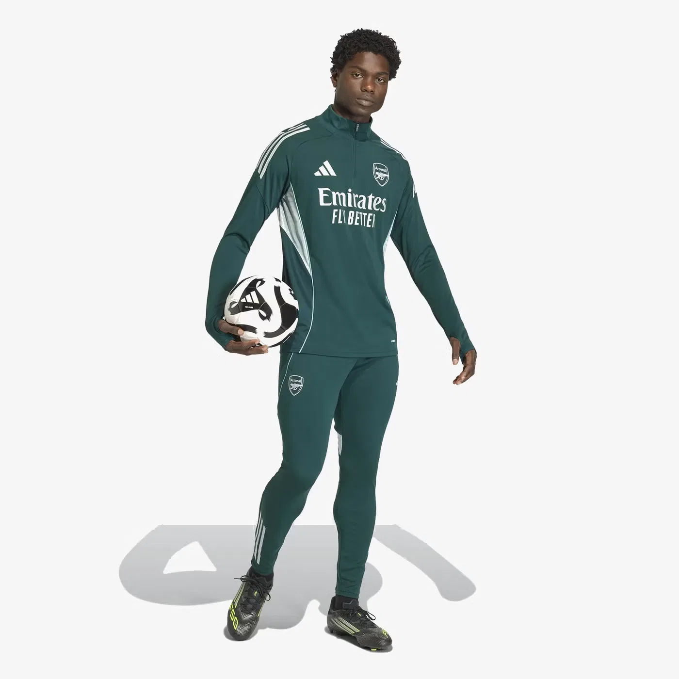 Штаны тренировочные с логотипом Arsenal Tiro 25 Adidas, зеленый — фото 4