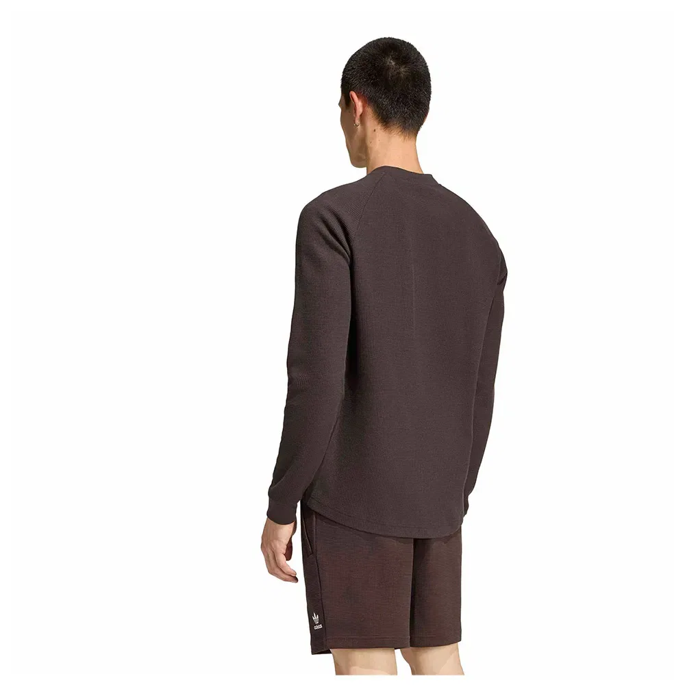 Футболка с длинным рукавом Trefoil Essentials Adidas Originals, коричневый — фото 2