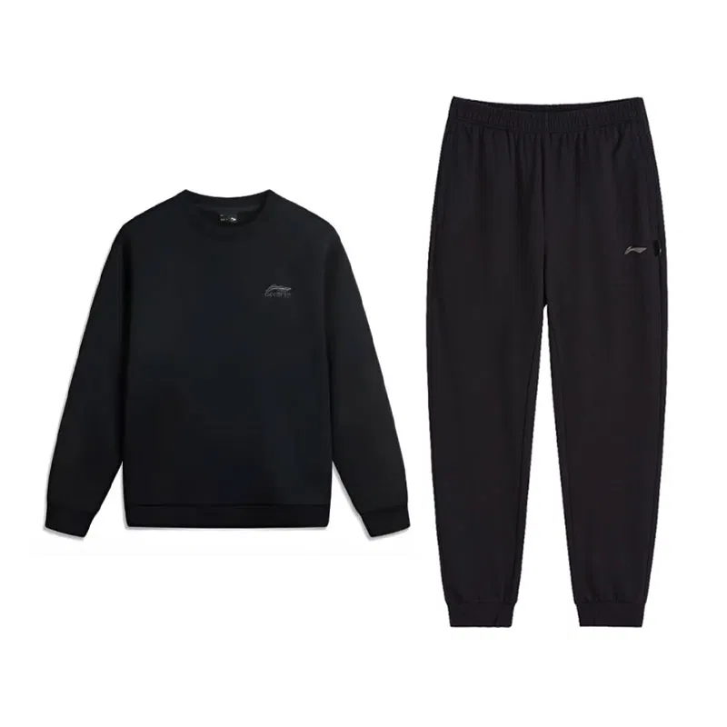Детский спортивный комплект с длинным рукавом Li-Ning, Black