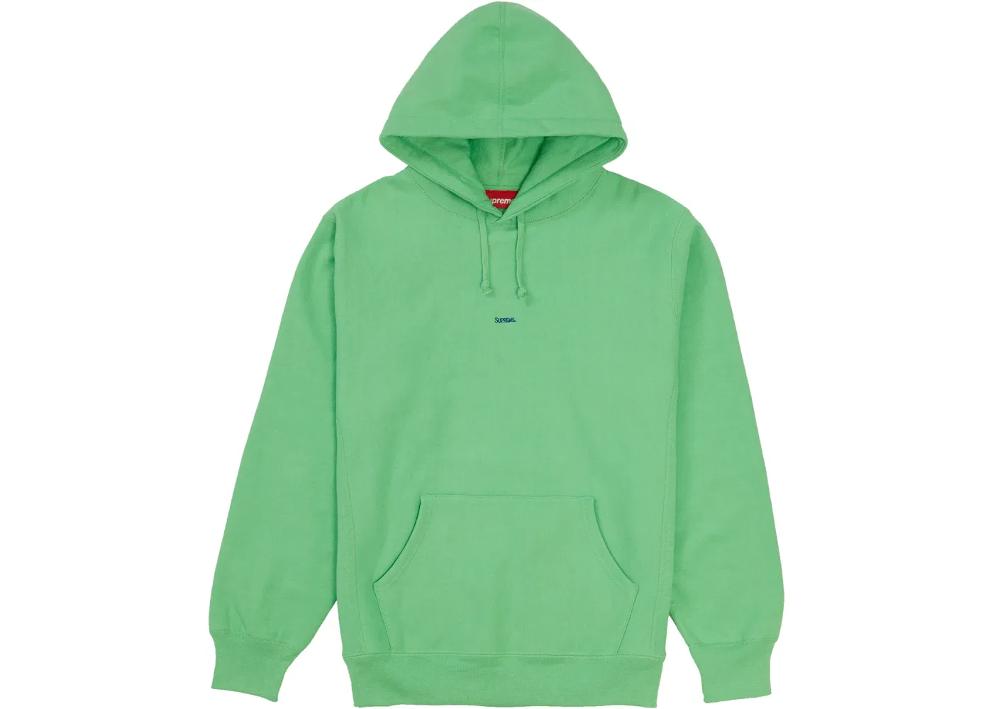 Мужской худи с капюшоном Supreme Hooded Sweatshirt, Bright Green