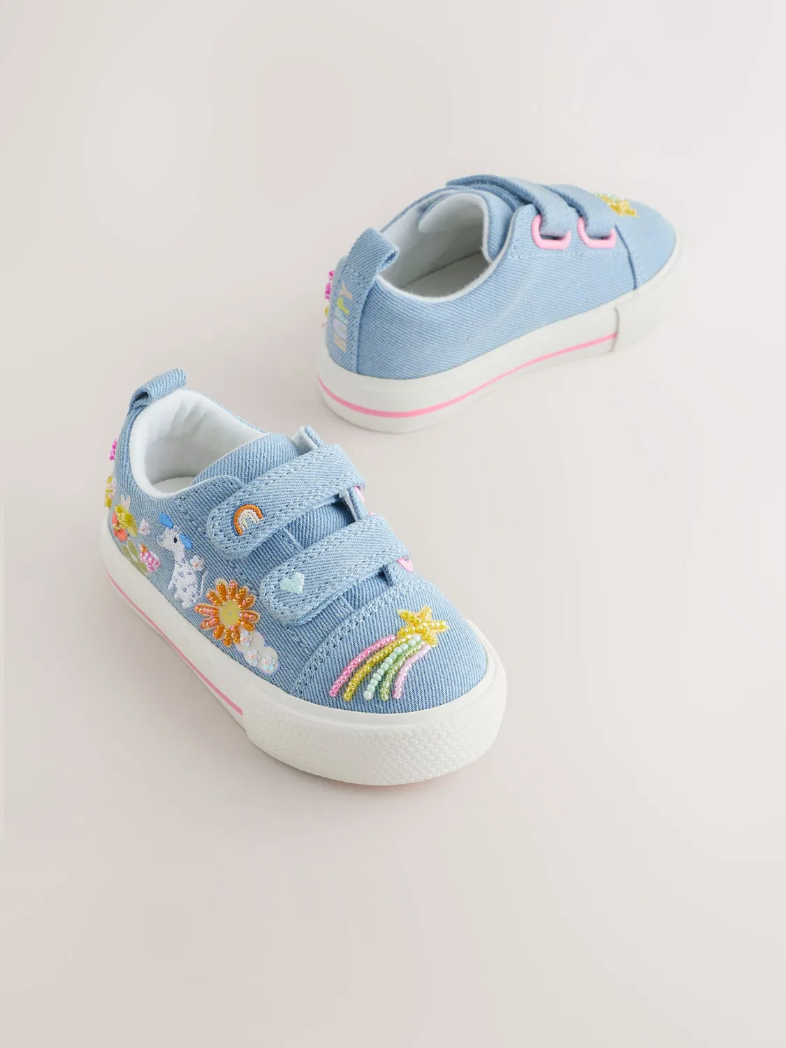Кроссовки с широкой посадкой Blue Denim Next, голубой деним
