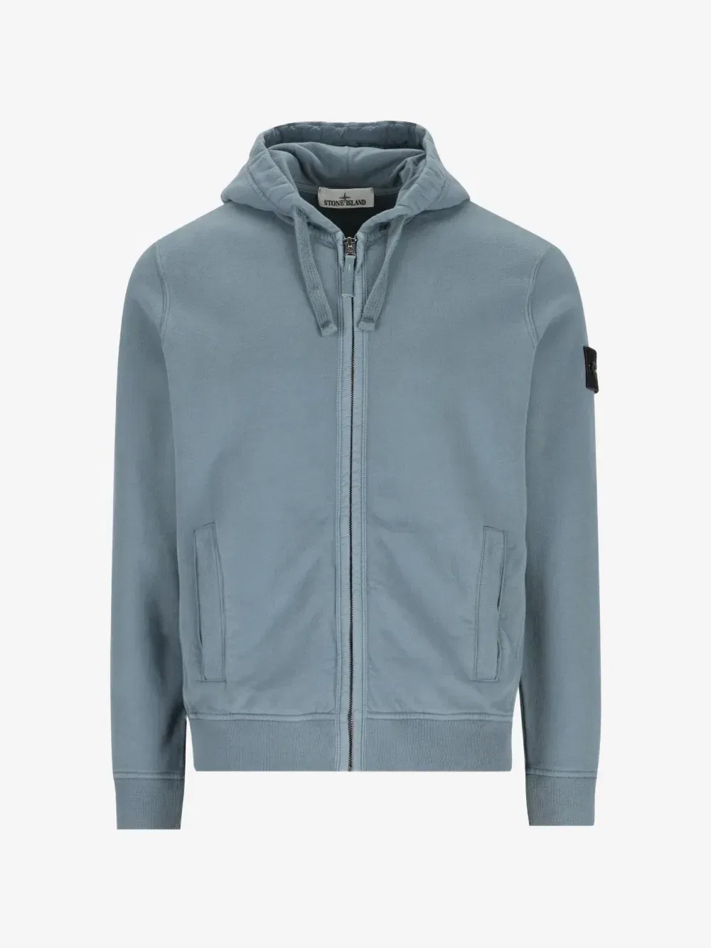 Толстовка из органического хлопка с начесом 6100067 Stone Island, синий