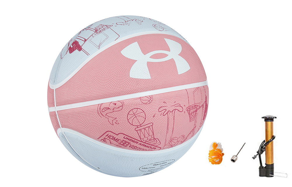 

Under Armour Баскетбольный мяч China Rubber Basketball Fresh Pink Size 7 Training Competition Unisex