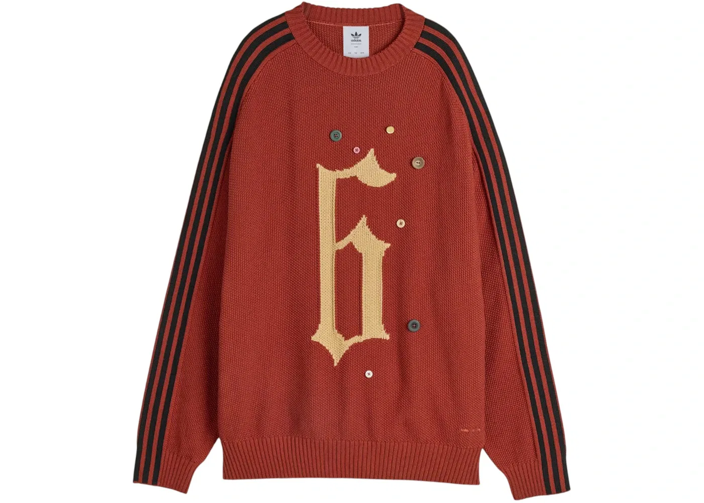 Мужской свитер оригинальный Song For The Mute ADI006 Adidas, Wild Sepia
