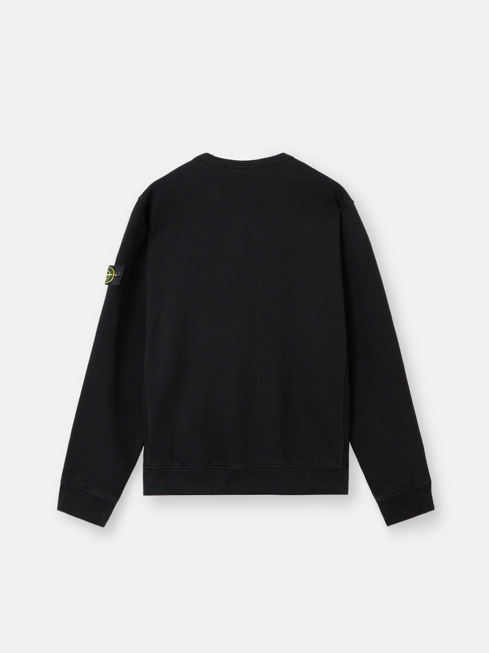 Свитшот Stone Island Garment Dyed Crew Neck, черный — фото 2