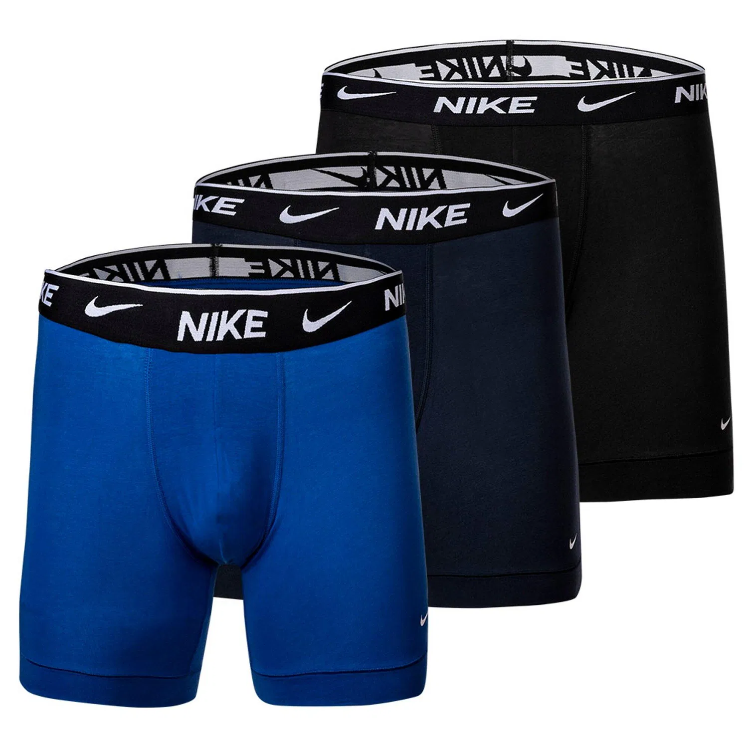 Мужские боксеры с принтом Boxershort Herren 3er Pack Nike, Bunt / Dunkelblau