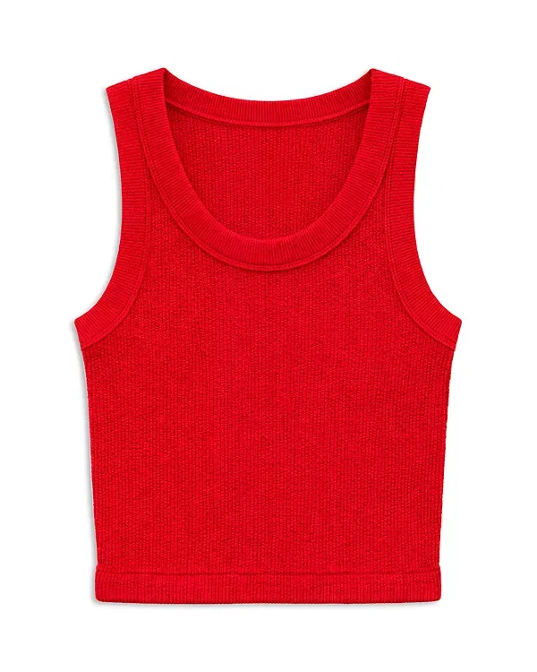 Детский топ без рукавов Astrid Racer Tank Top KatieJ NYC, Cherry Red