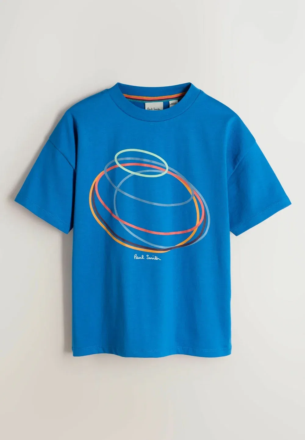 Футболки стандартного кроя - комплект из 3 футболок с принтом Paul Smith Junior, Red Blue Black — фото 4