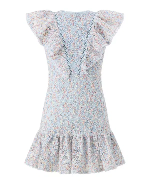 Детское платье для девочек с вышивкой Ryleigh Embroidered Mini Dress Marlo Kids, мультиколор