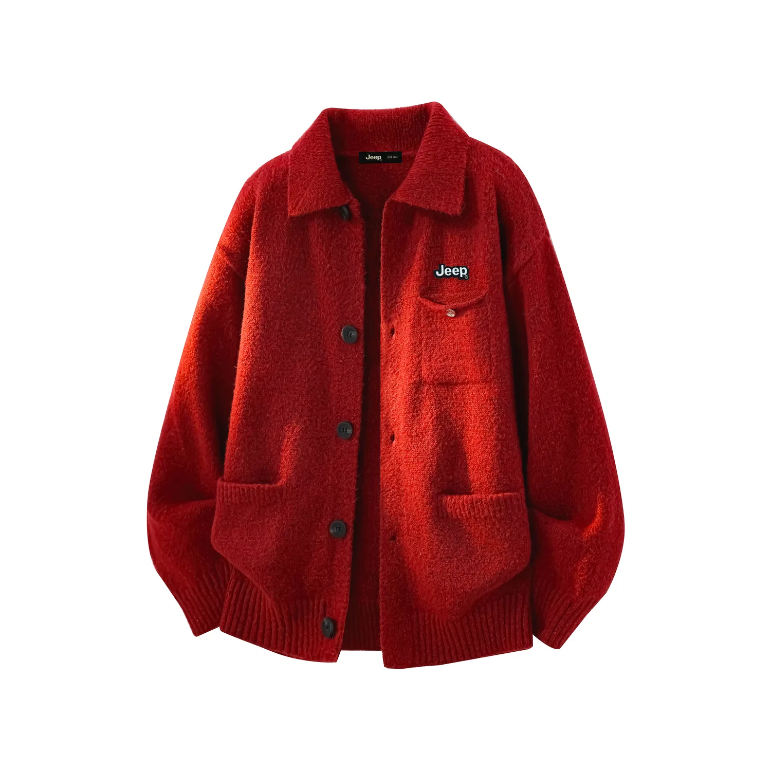 Детский свитер с отложным воротником Jeep Leisure Collection, Red