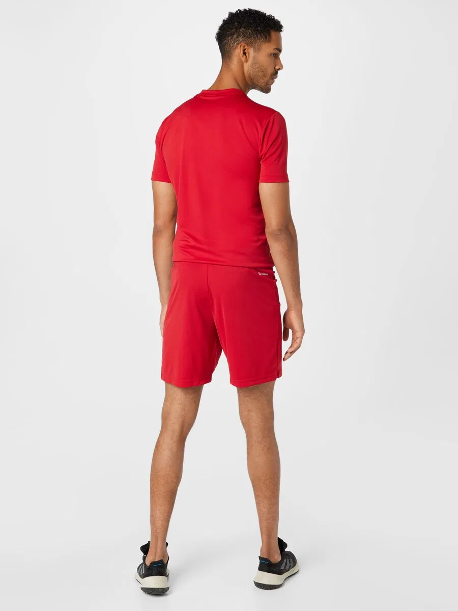 Спортивные шорты ADIDAS PERFORMANCE Regular Workout Pants 'Entrada 22' в ярко-красном цвете — фото 3
