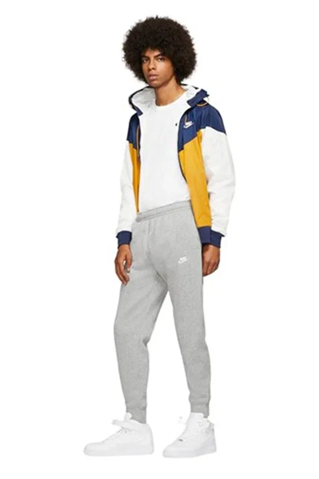 Мужские спортивные штаны с утепленной тканью Nike, Gray Light Green — фото 3
