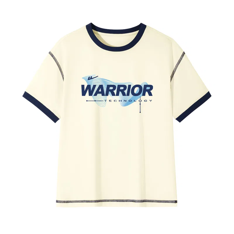 Детская футболка с принтом Light Blue/H Technology Line WARRIOR — фото 4
