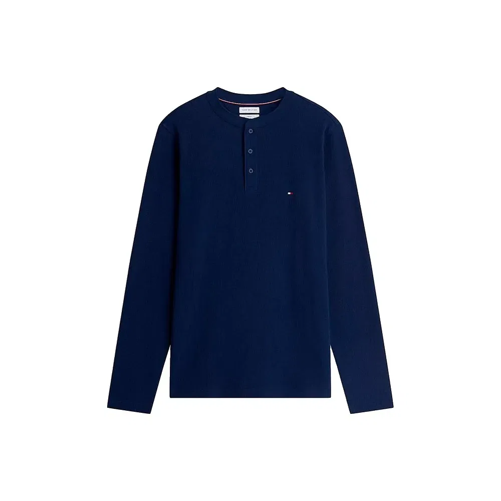 Мужская футболка с длинным рукавом Tommy hilfiger, Blue — фото 3