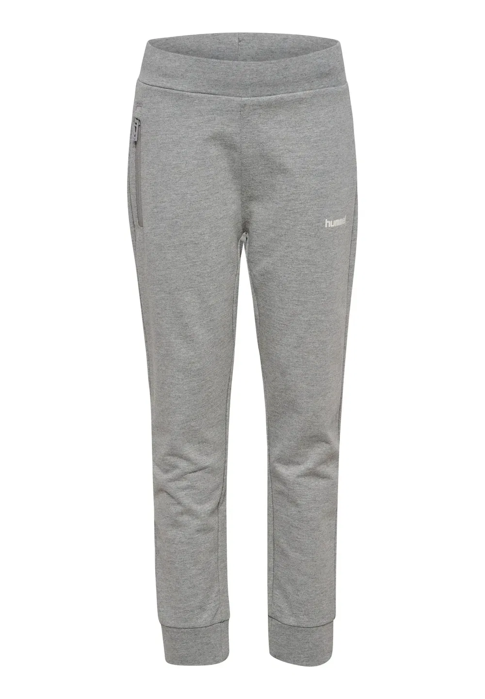 Брюки Hmljr с регулируемой талией, унисекс - спортивные штаны Hummel, Grey Melange