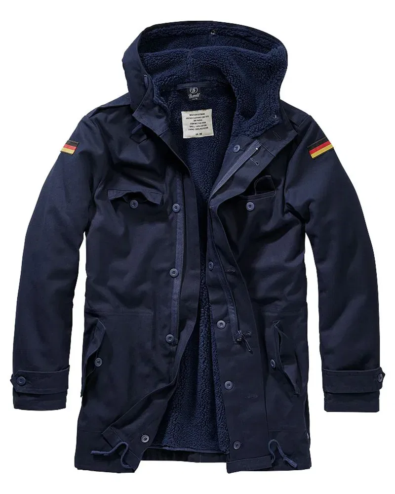 Мужская парка с флагом Bw Parka Flag Brandit, Blue