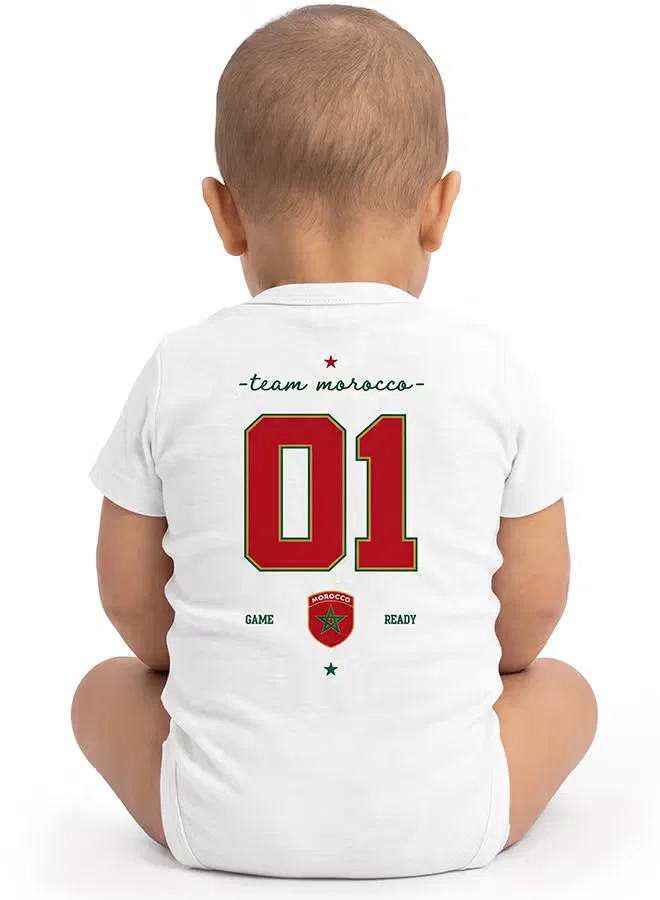 Боди-комбинезон с принтом Little Champion Teddy Nurtur, белый — фото 4