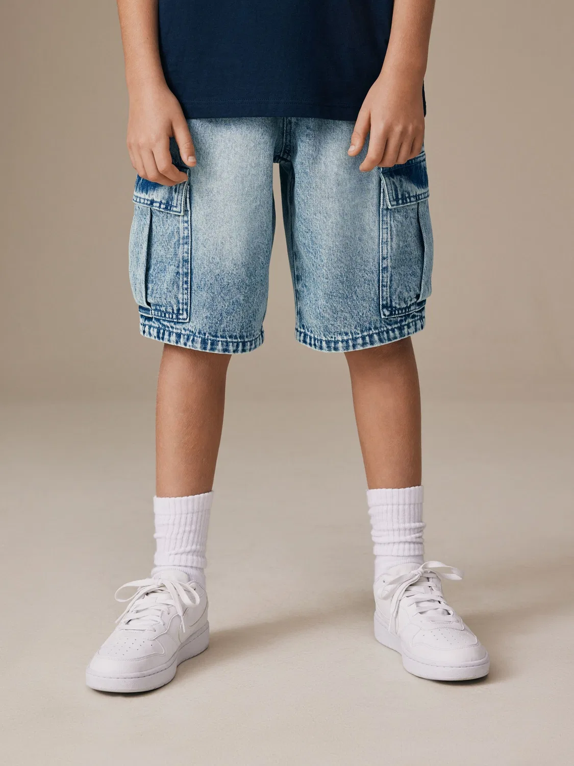 Шорты джинсовые карго, винтаж, Denim Vintage Next