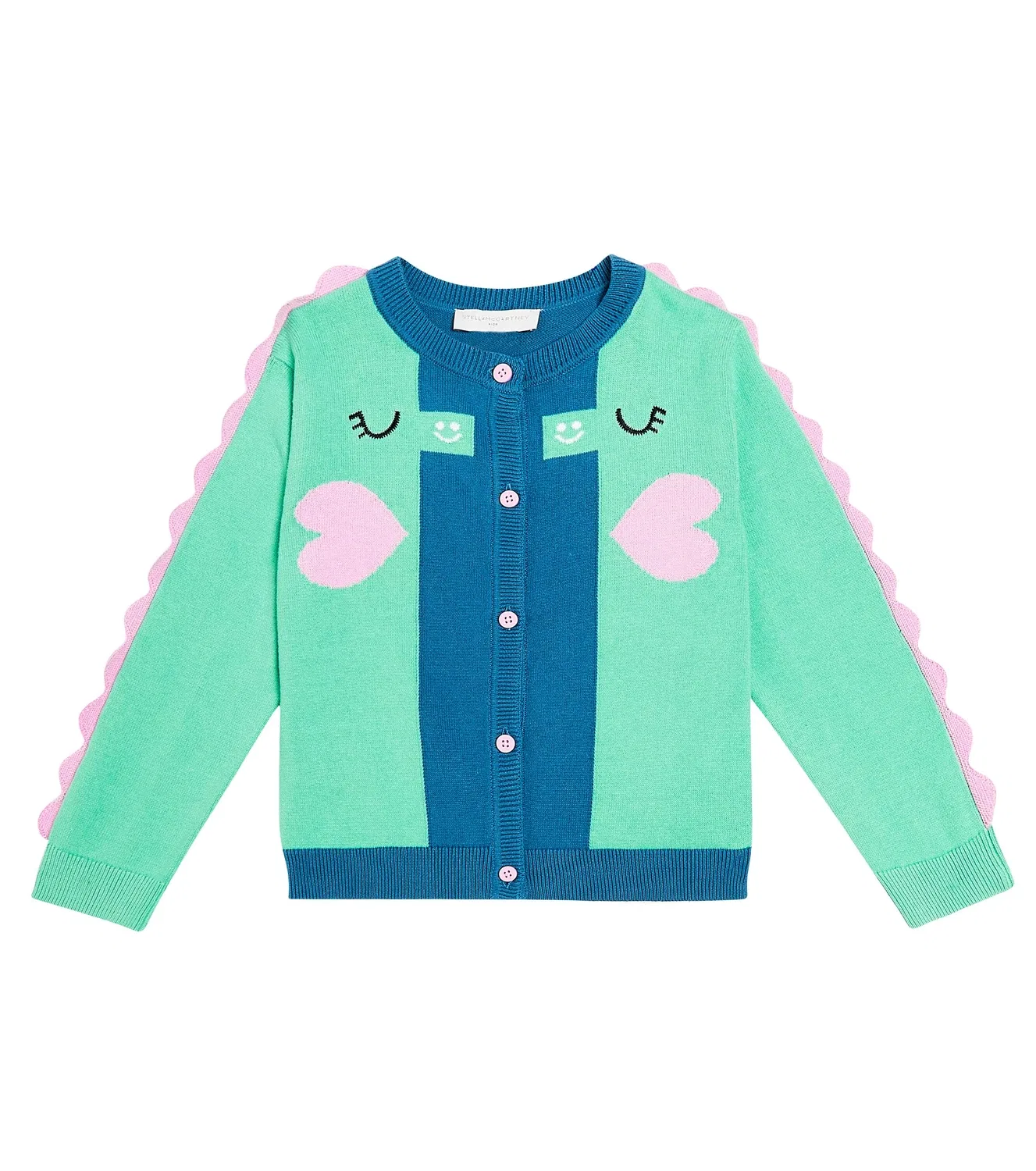 Кардиган хлопковый Stella Mccartney Kids, черный