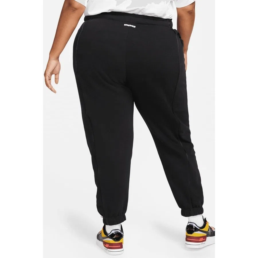 Женские спортивные брюки с принтом Air Plus Mid Rise Piping Detail Joggers Alligator Fleece Nike, Черный — фото 2