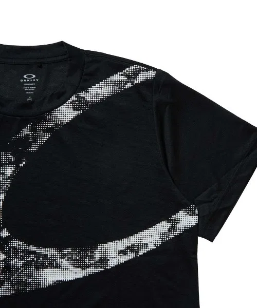Детская футболка с принтом YTR Mesh Bold Tee 11.0 OAKLEY, Grey — фото 3