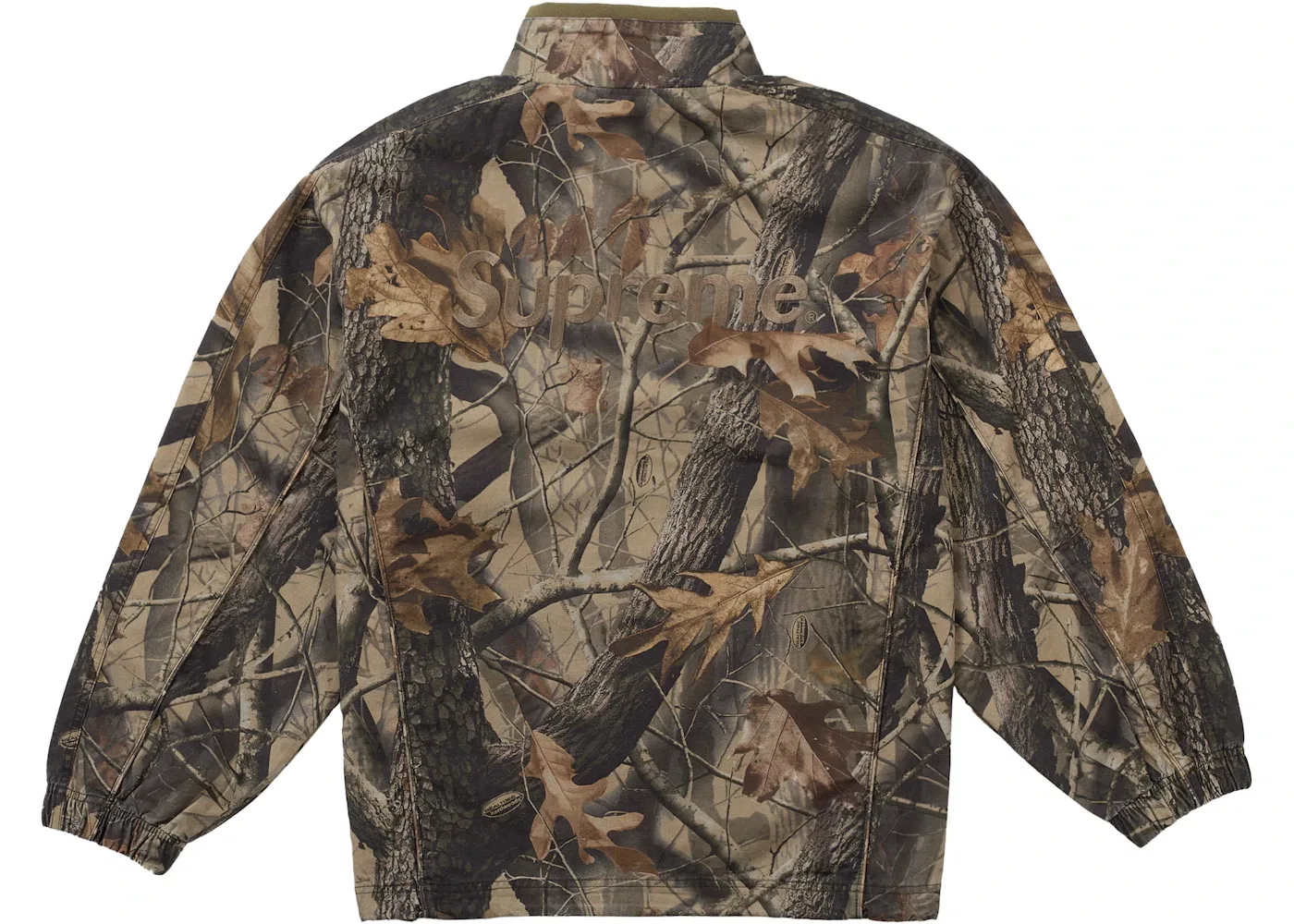 Мужская куртка из рипстоп-хлопка с камуфляжным принтом Supreme Umbro Jacket (SS26), Realtree Hardwoods Camo — фото 3
