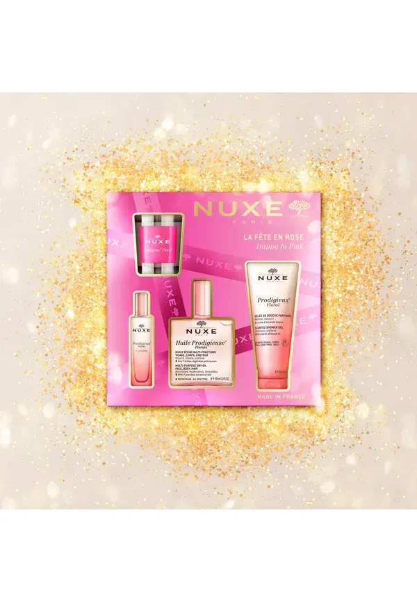 Набор косметики, Huile Prodigieuse Florale 100 мл, Prodigieux Floral le parfum 15 мл, Prodigieux Floral Scented Shower Gel 100 мл, Nuxe, Pink — фото 2