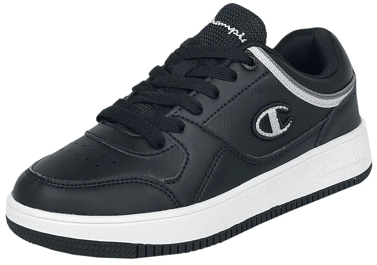 Детские кроссовки для мальчиков с принтом Rebound Low B Gs Champion, Black Kk001