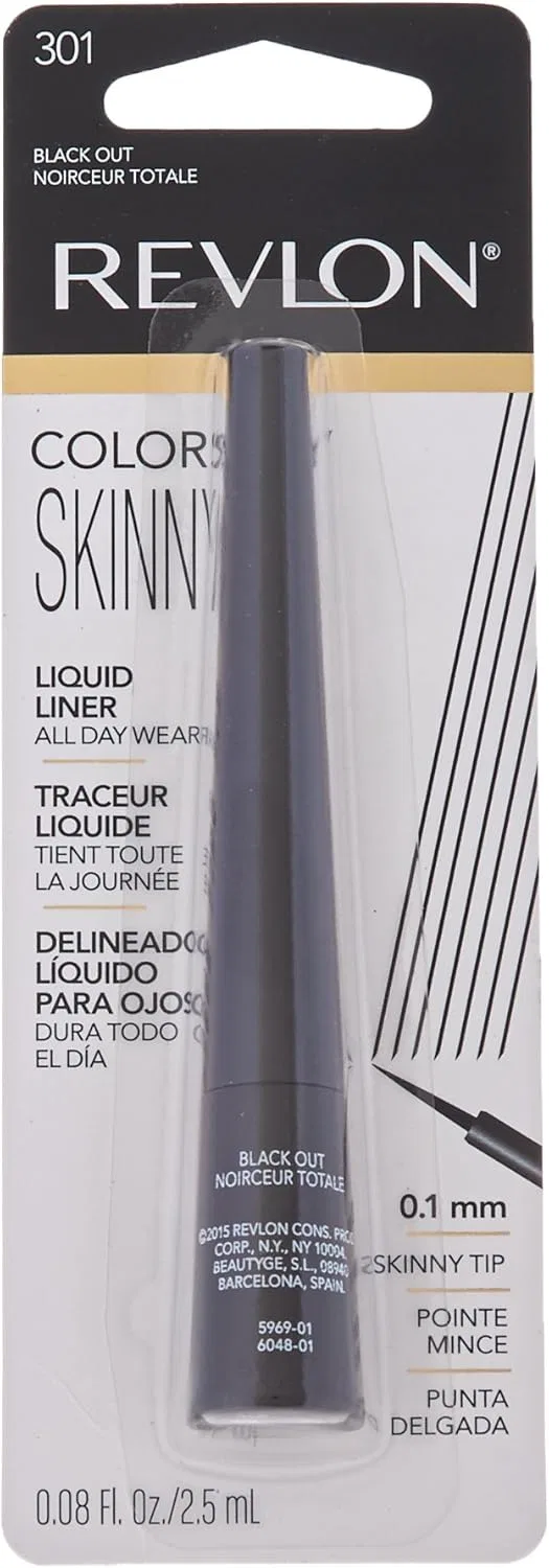 Подводка Revlon ColorStay Skinny Liquid Liner, Black Out 301, 0.1 мм — фото 2