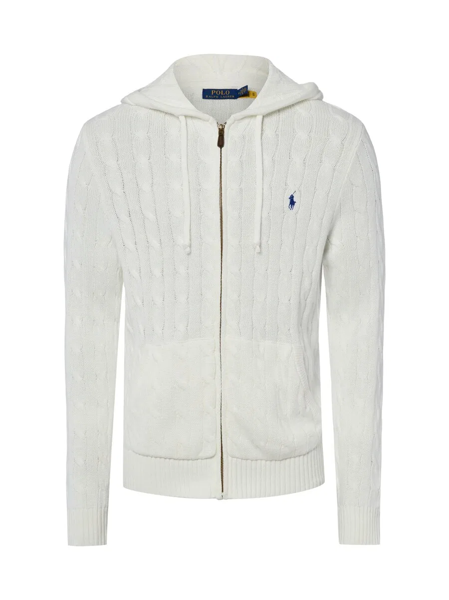 Вязаный кардиган Polo Ralph Lauren, цвет «слоновая кость»