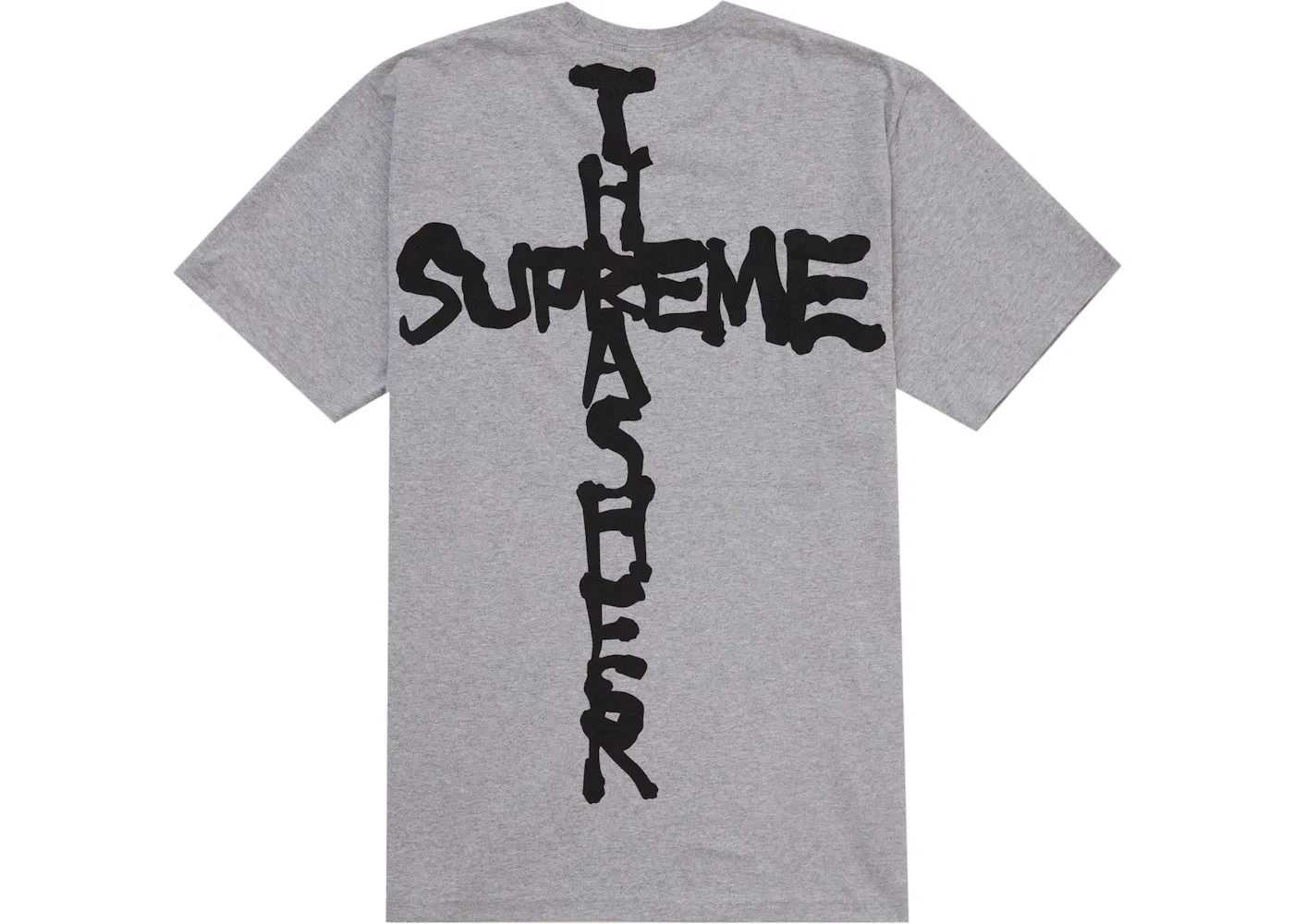 Мужская футболка с принтом Supreme Thrasher Cross Tee Supreme, Heather Grey