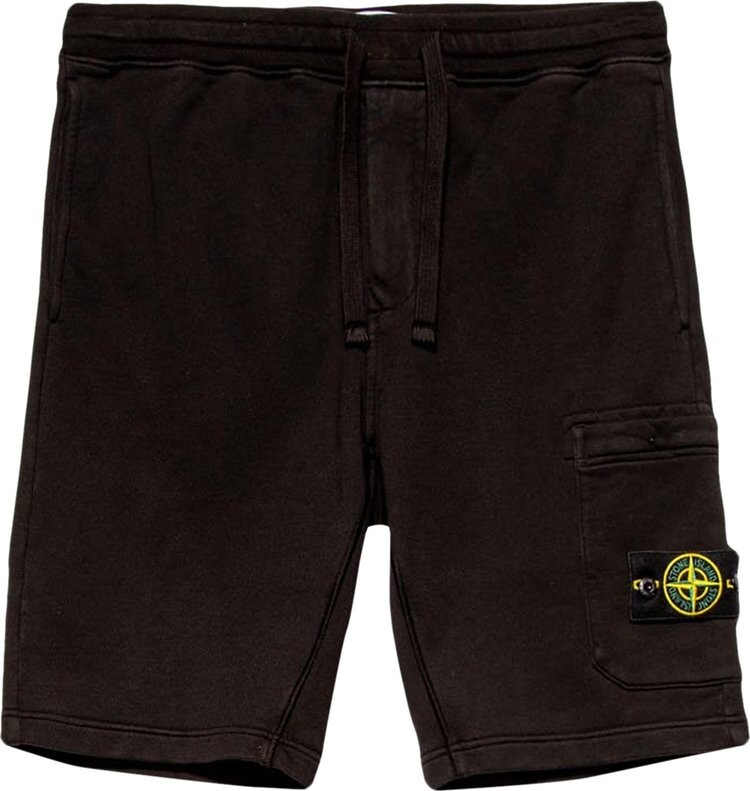 

Шорты Stone Island Logo Patch Shorts 'Black', черный