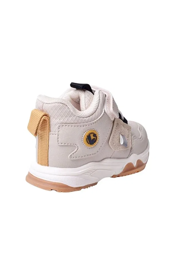 Детские ботинки для девочек на плоской подошве Vicco, Beige-81032 — фото 4